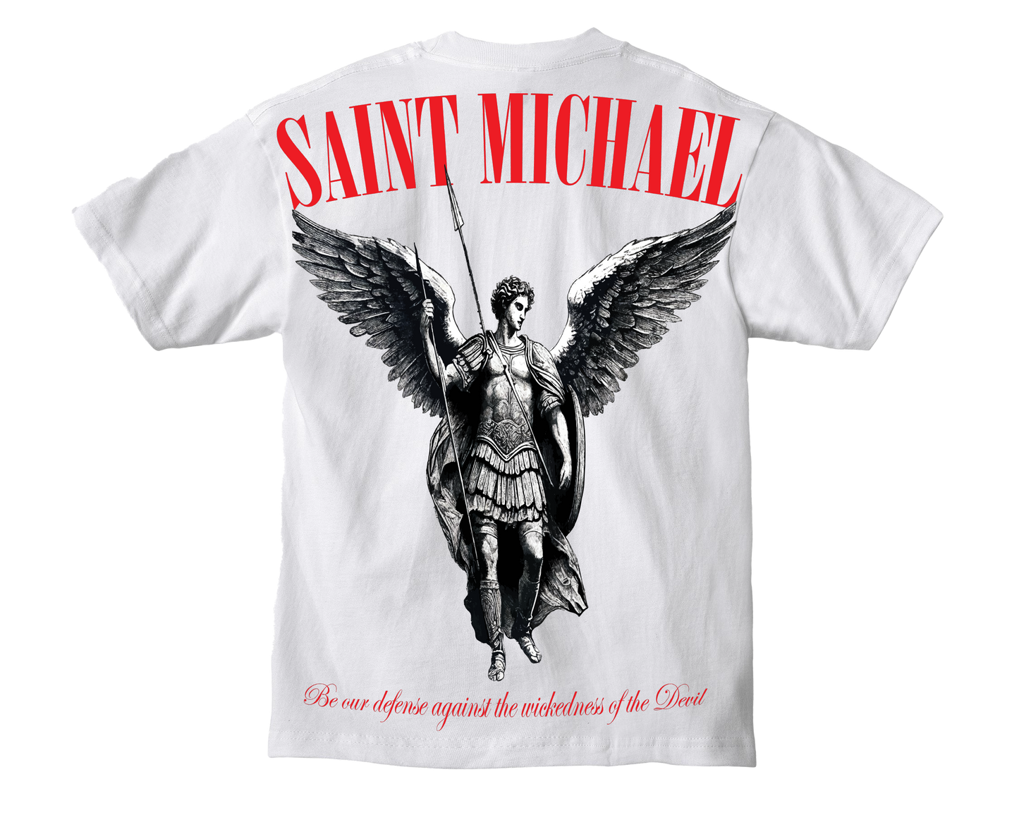 Saint Michael White Tee
