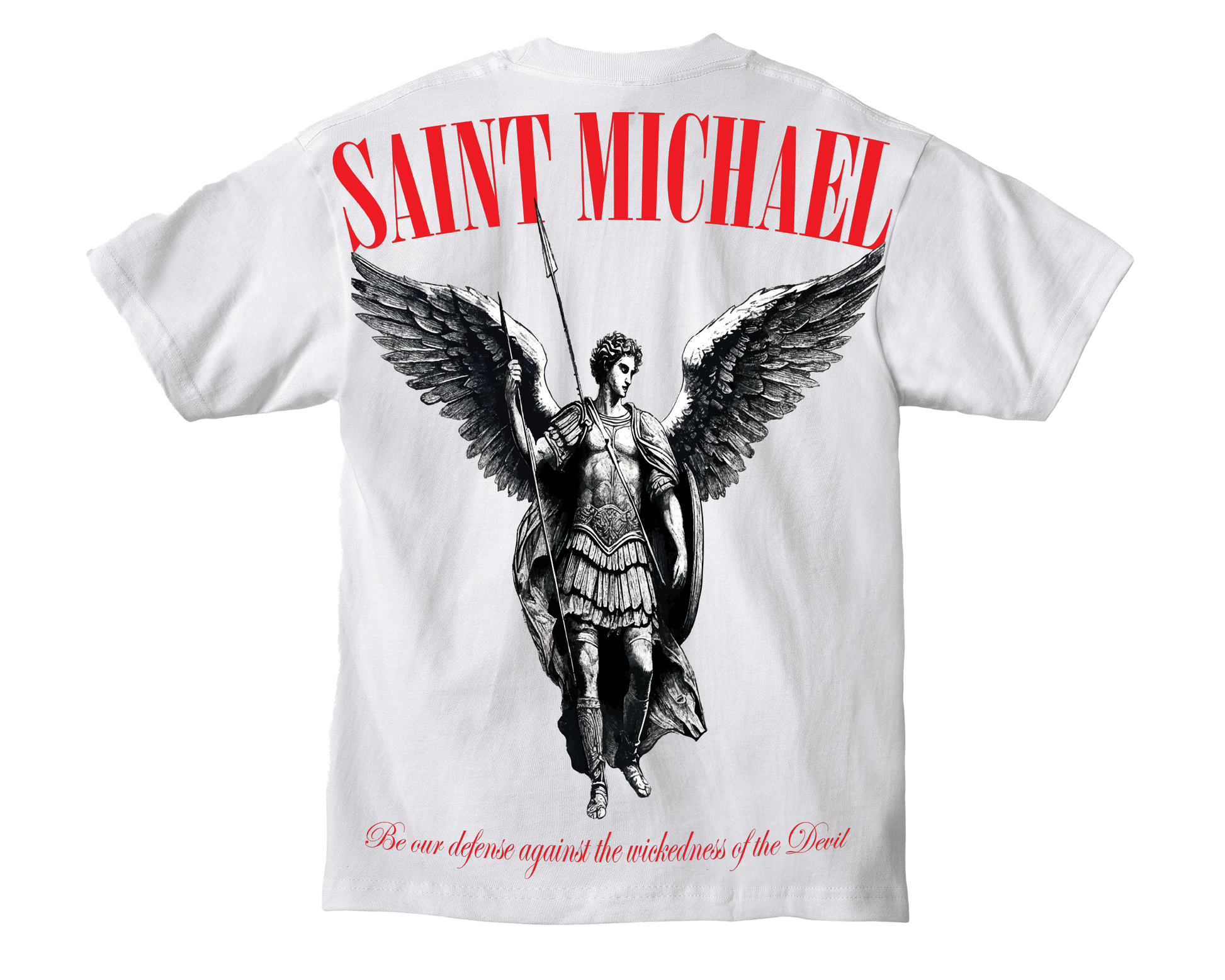 【SAINT MICHAEL】2PCSS TEE WHITE SAINT MICHAEL - 2PAC S/S T-SHIRTS (WHT)