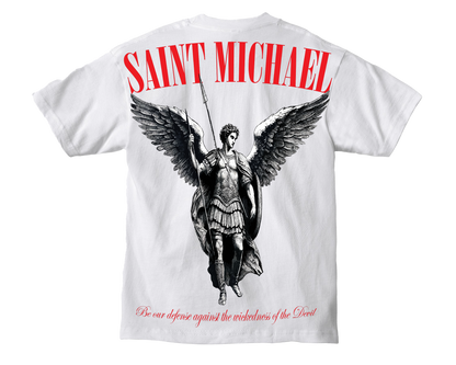 Saint Michael White Tee